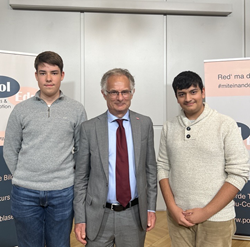 Diskussion mit dem Finanzminister