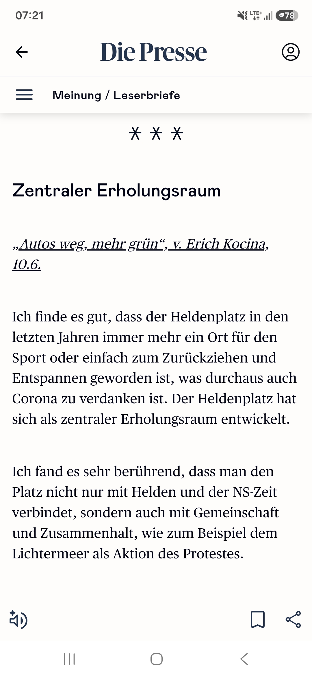 Leserbrief