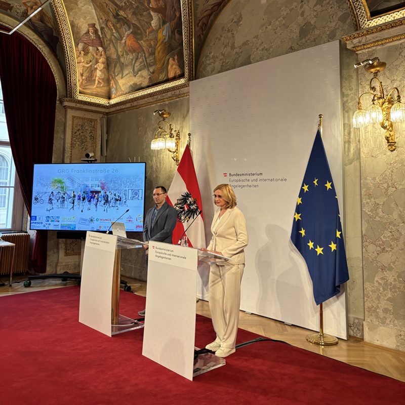 Die F26 am International Water Day im Außenministerium